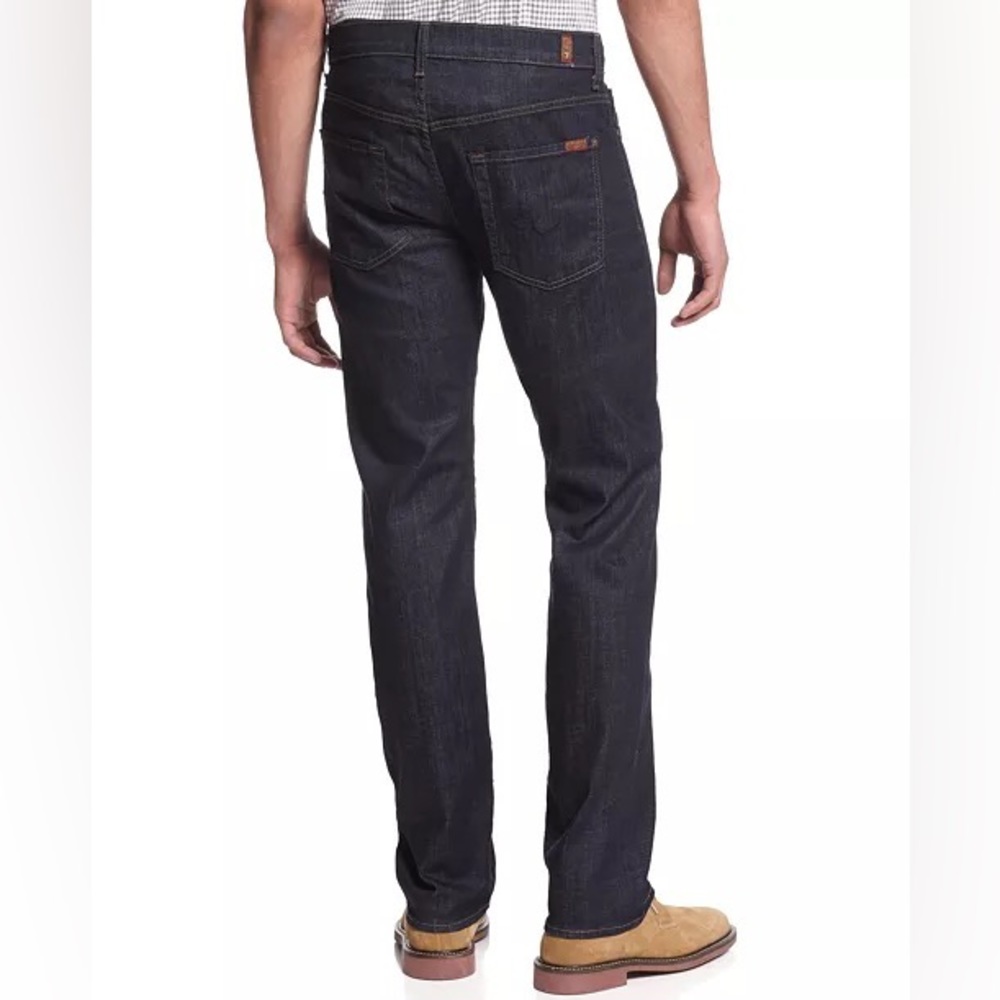 NWOT 7 For All Mankind Carsen Dark Wash Performance Luxe Denim Jeans